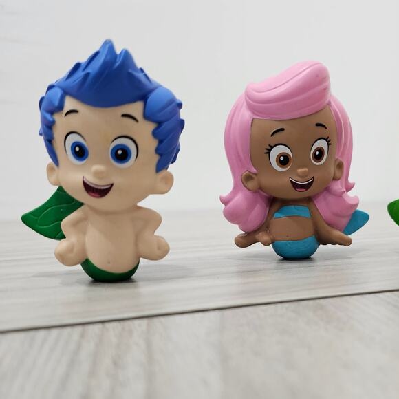 Bubble Guppies Just Play Bath Toy Figure Nick Jr Gil Molly Nonny Firefighter - Picture 2 of 8